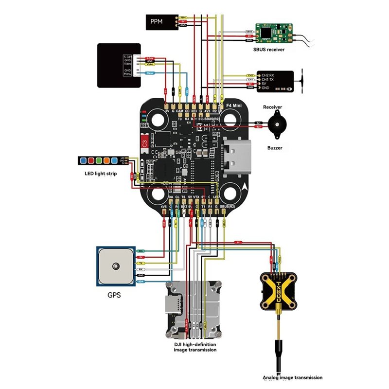 Drone Racing Esc - SpeedyBee F405 미니 스택 플라이트 컨트롤러