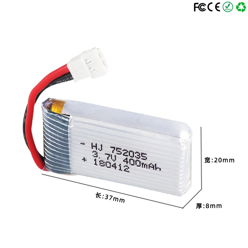 752035 3.7V 400mAh 35C 드론 배터리  - Eachine Drone E58 리뷰 및 가격